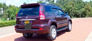 Toyota Land Cruiser Prado 2008 Burgundy