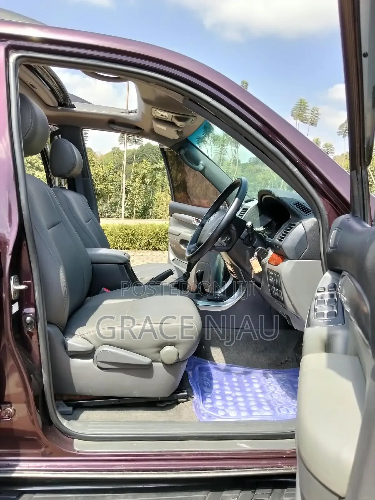 Toyota Land Cruiser Prado 2008 Burgundy