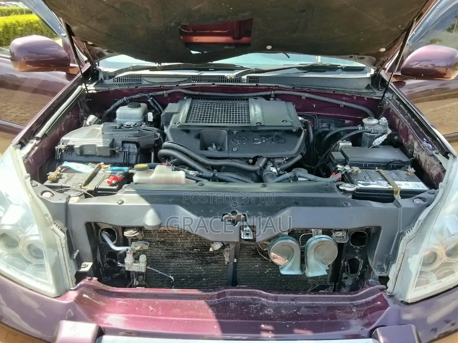 Toyota Land Cruiser Prado 2008 Burgundy