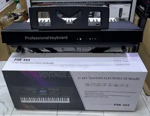 PSR-493 Professional Portable 61-Key Digital Piano + Keyboard Stand
