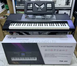 PSR-493 Professional Portable 61-Key Digital Piano + Keyboard Stand