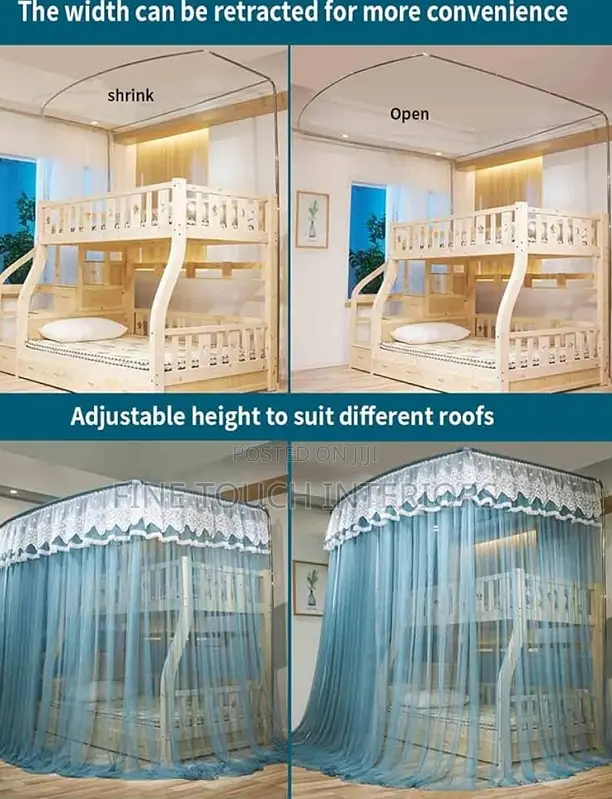 New Top Square All Size Double Decker Mosquito Nets