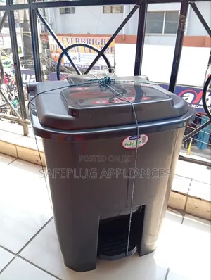 50L Stainless Steel Pedal Bin | Large Capacity Kitchen Waste Bin