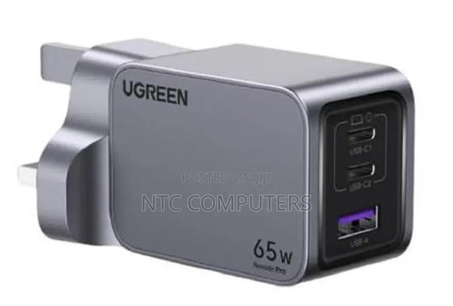 Ugreen Nexode Pro 65W 3-Port GaN Fast Charger – UG-25872 X755