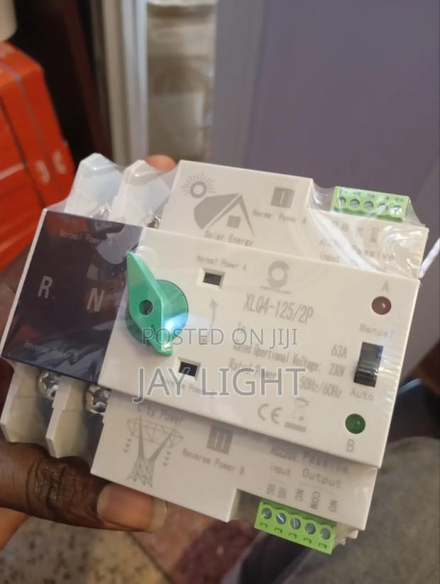 Automatic Transfer Switch Controller 2P ATS 63A - main view