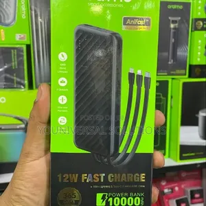 Oraimo SliceLink (OPB-5101) 10,000mAh Powerbank With *Inbuilt Cables