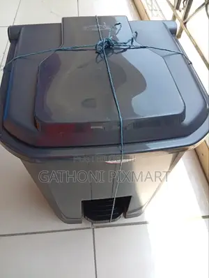 Heavy Duty 50L Pedal Waste Bin | Large Capacity Rubbish Dustbin