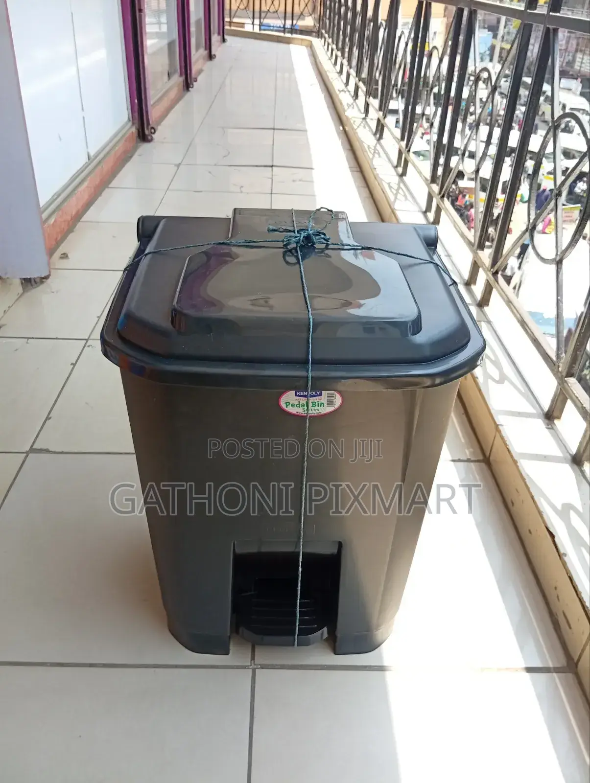 Heavy Duty 50L Pedal Waste Bin | Large Capacity Rubbish Dustbin
