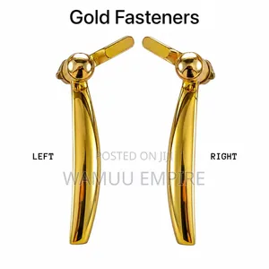 Gold-Finished Window Handles and Fasteners