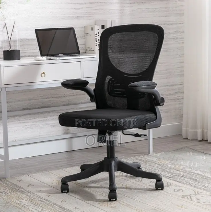 Office Chair : Adjustable Lumbar Support Ergonomic Seat