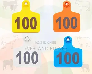 Cattle Medium Numbered Ear Tags for Visual Tracking