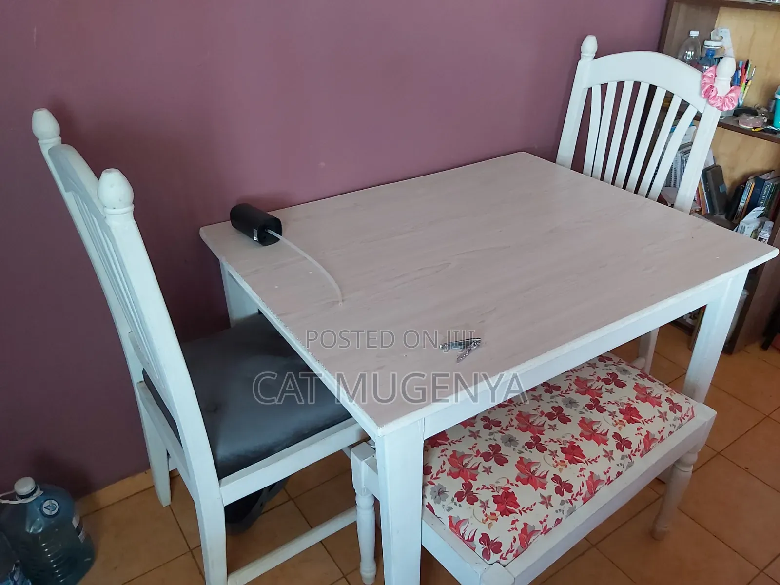 2 Seater Dinning + Bench