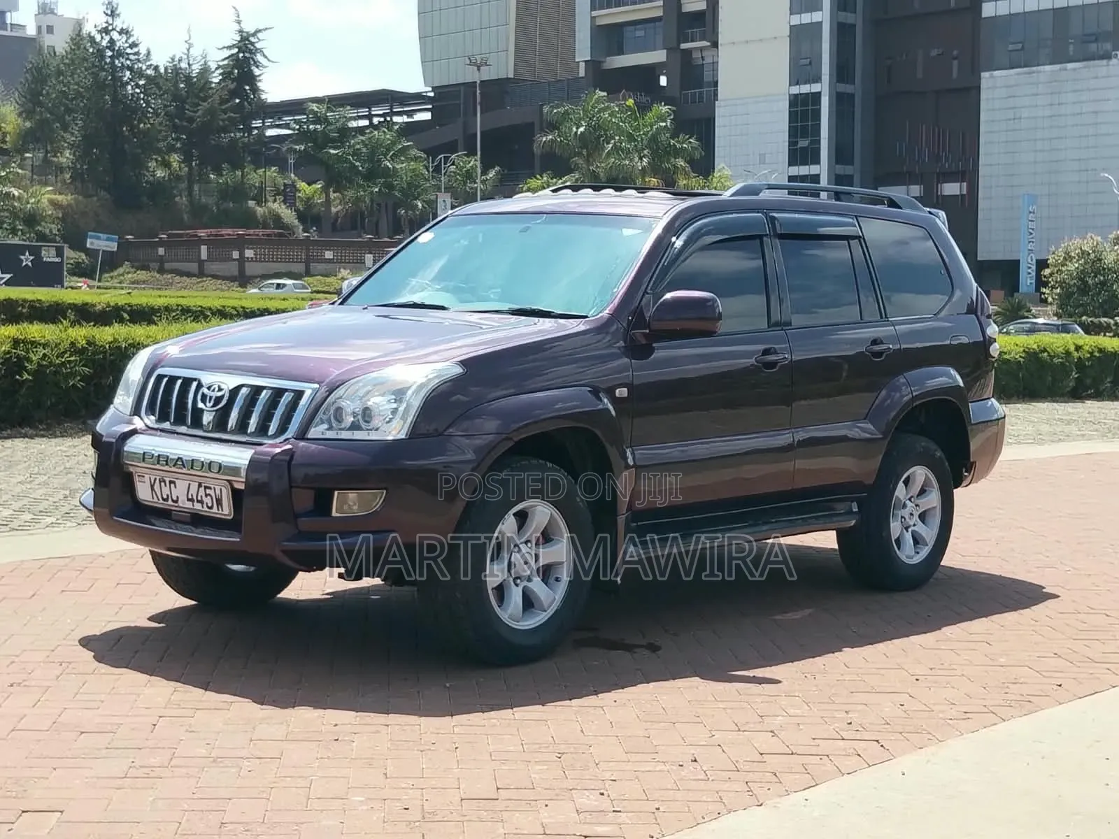 Toyota Land Cruiser Prado 2008 Maroon
