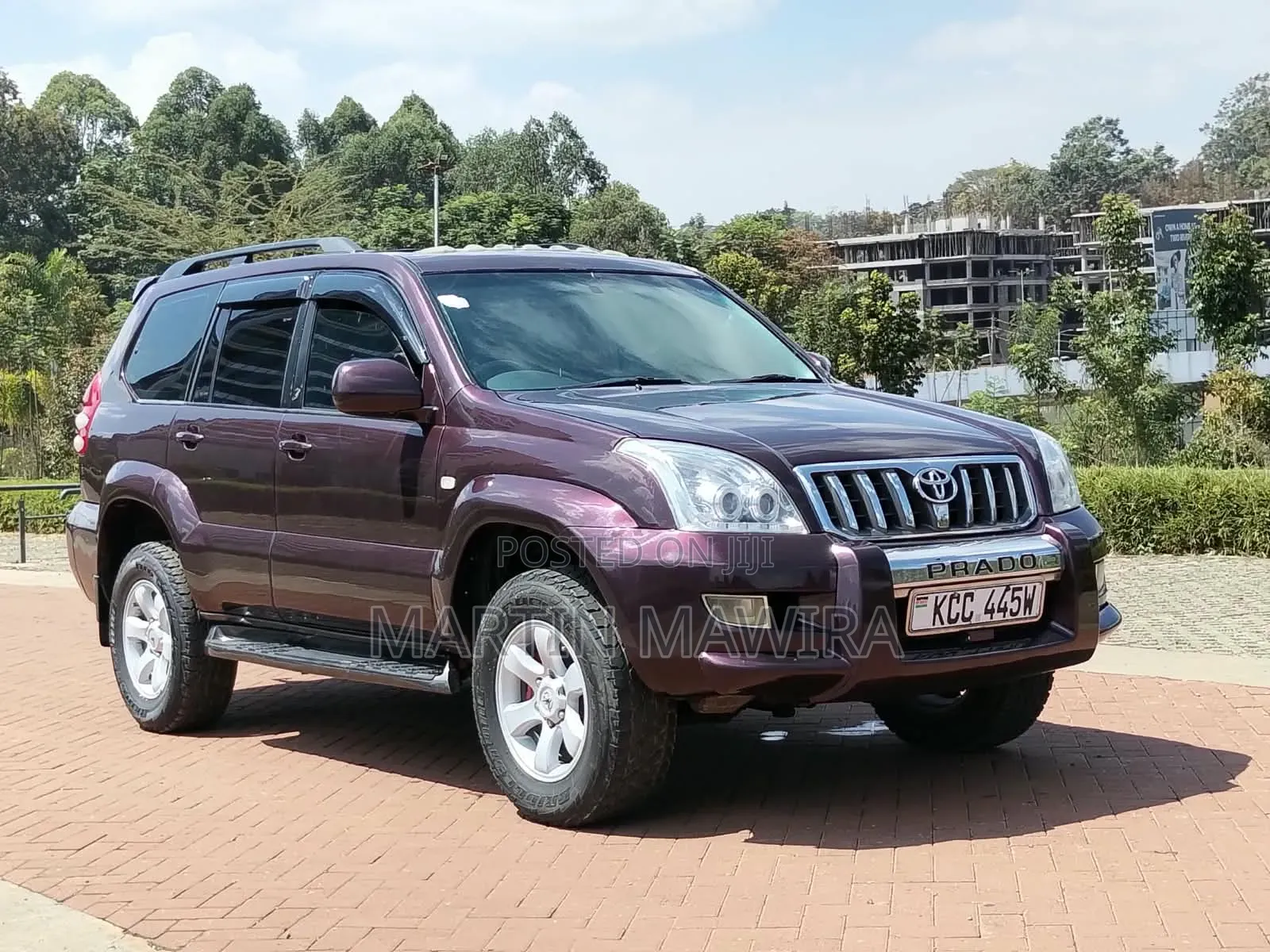 Toyota Land Cruiser Prado 2008 Maroon