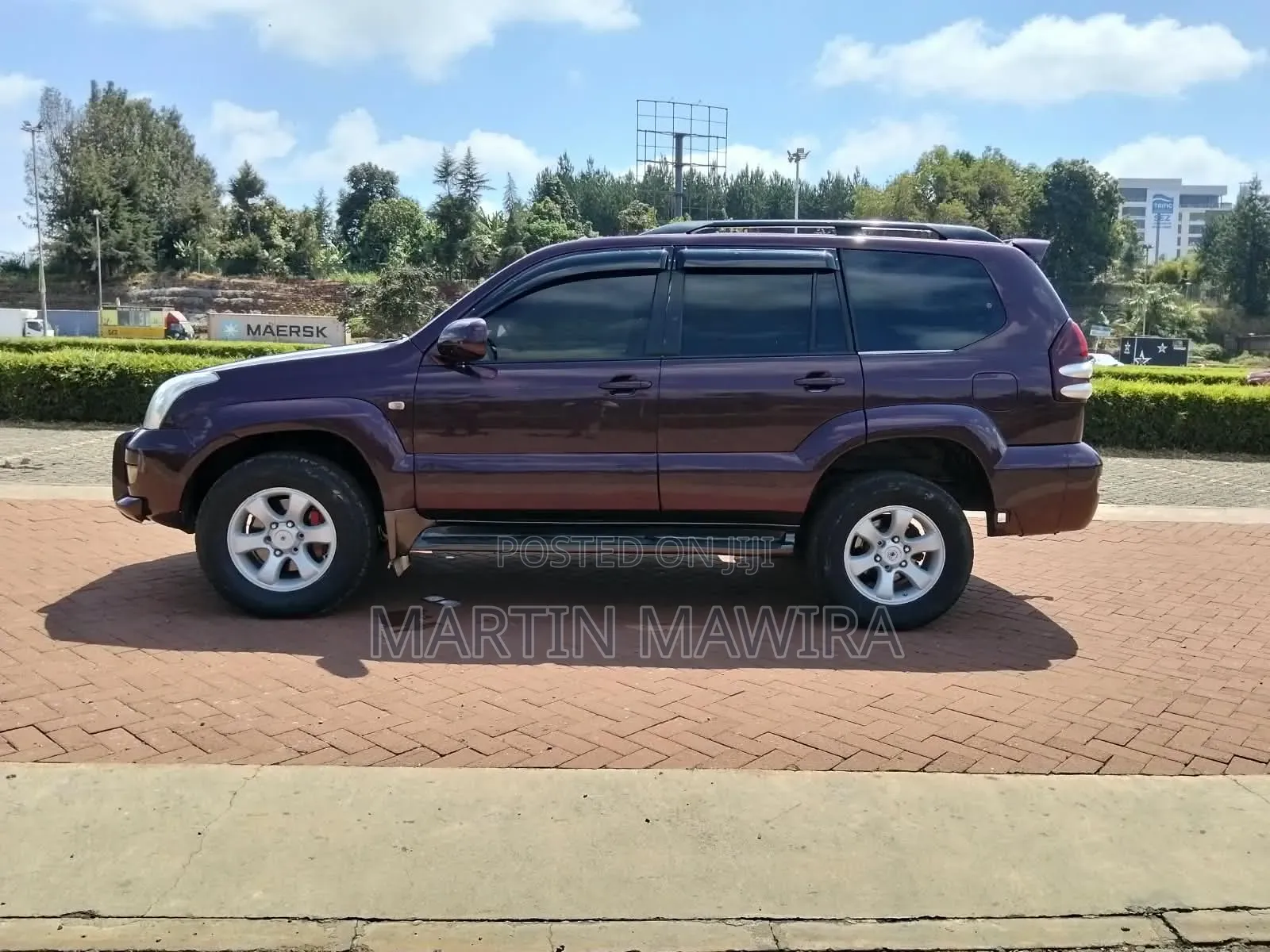 Toyota Land Cruiser Prado 2008 Maroon