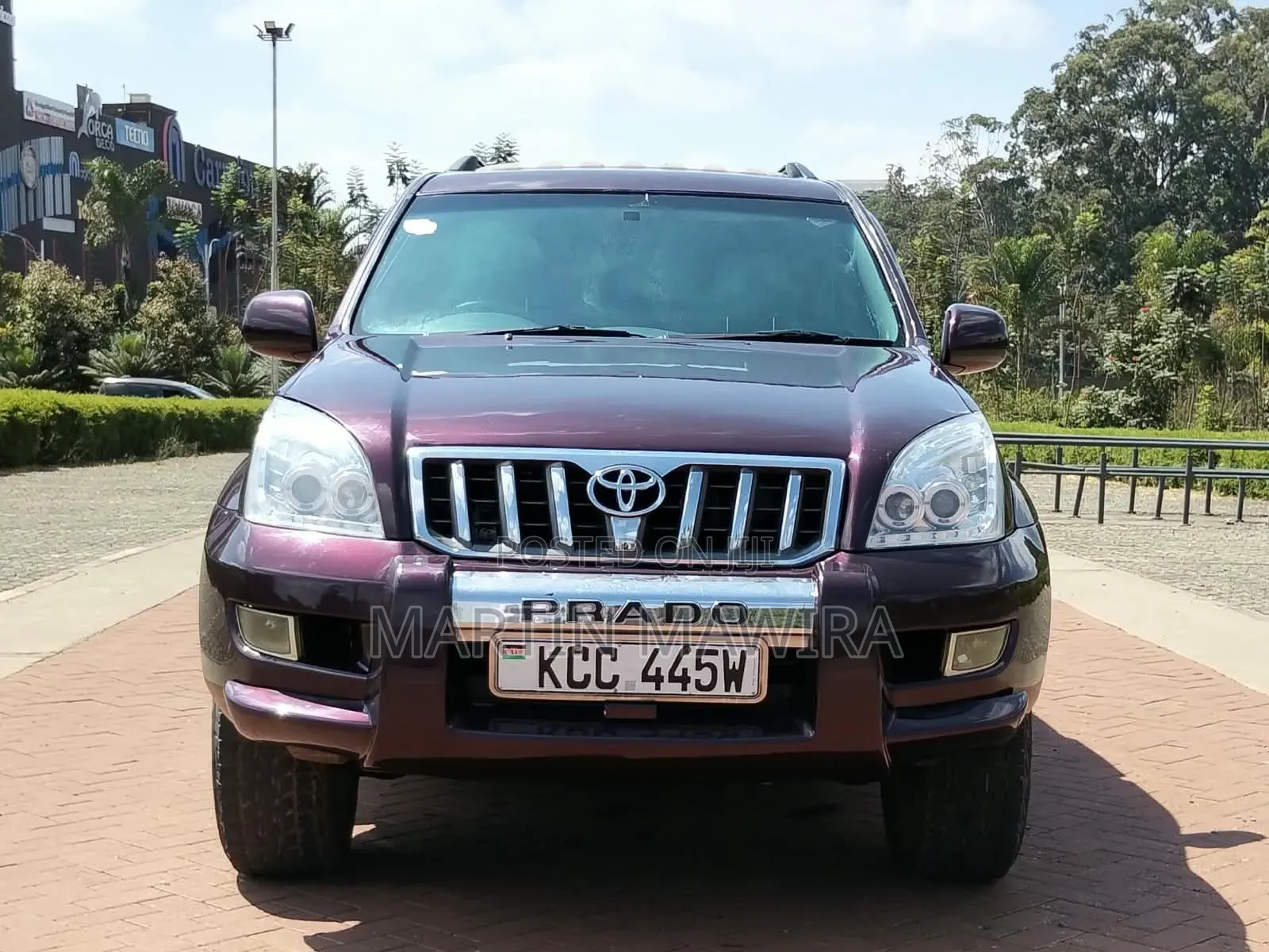 Toyota Land Cruiser Prado 2008 Maroon