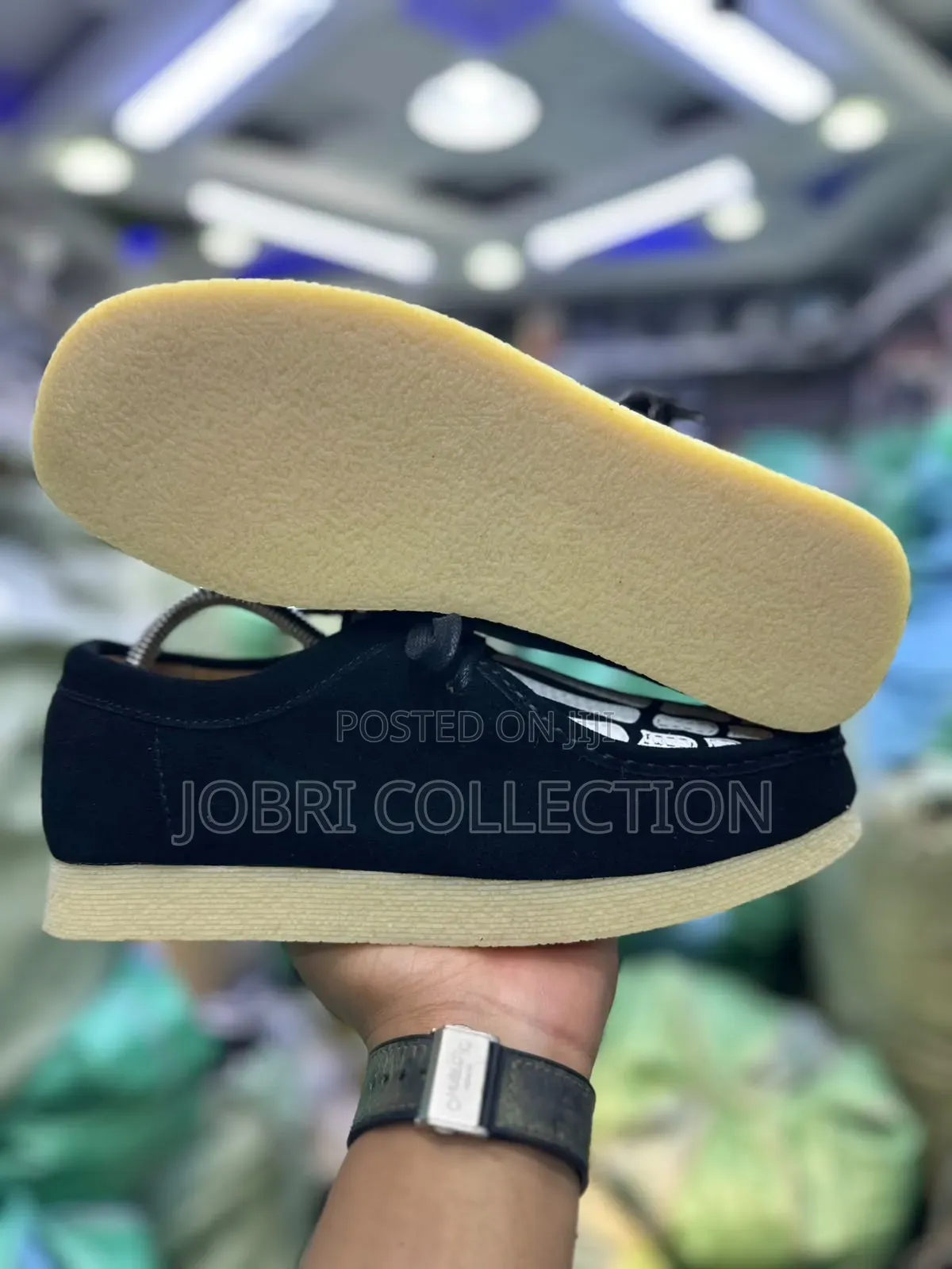 Suede Skeleton Clarks Wallabees Gum Sole Shoes