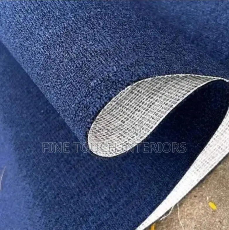 Navy Blue Delta Wall-to-Wall Carpets
