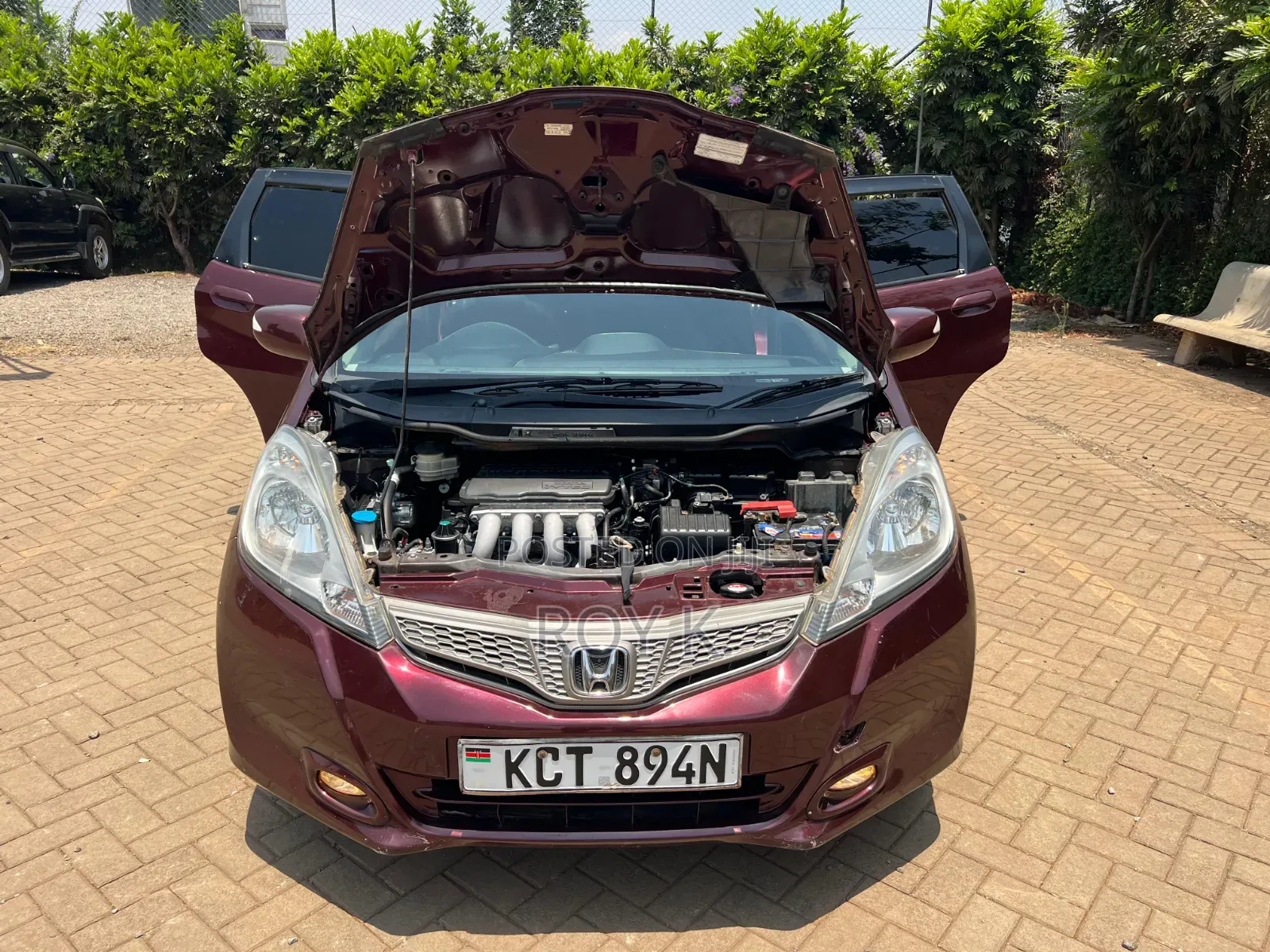 Honda Fit Automatic 2011 Maroon