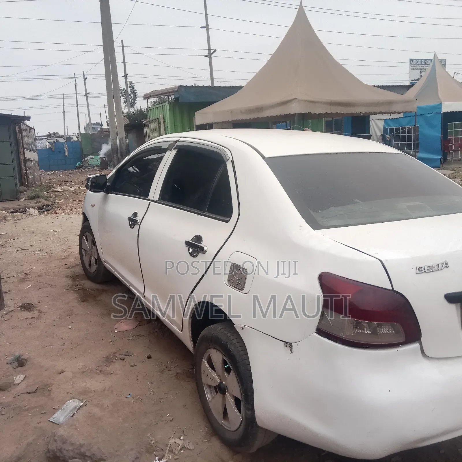 Toyota Belta 2007 White