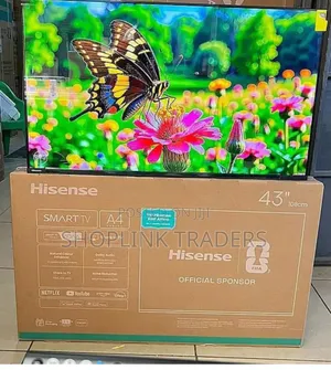 Hisense 43a4, 43" Inch Frameless Smart Television, Full Hd
