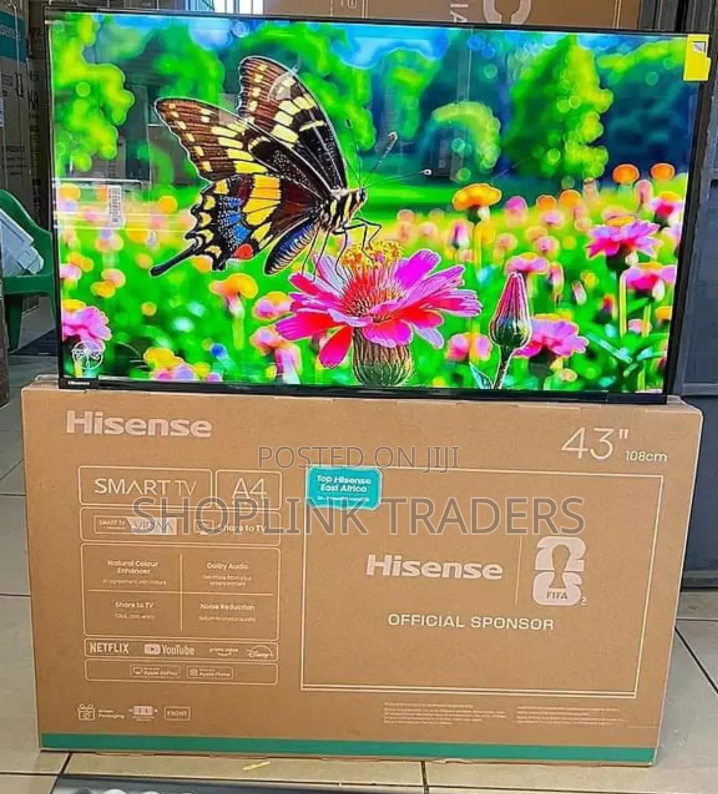 Hisense 43a4, 43" Inch Frameless Smart Television, Full Hd