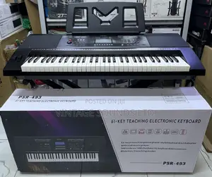 PSR-493 Professional Touch-Responsive 61-Key Electronic Keyboard