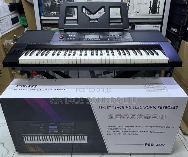 PSR-493 Professional Touch-Responsive 61-Key Electronic Keyboard
