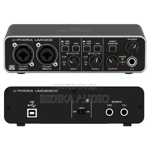 Behringer UMC202HD USB Audio Interface