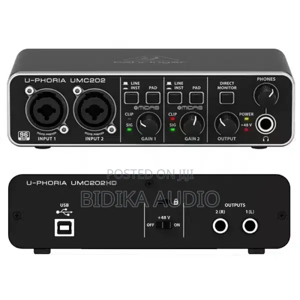 Behringer UMC202HD USB Audio Interface