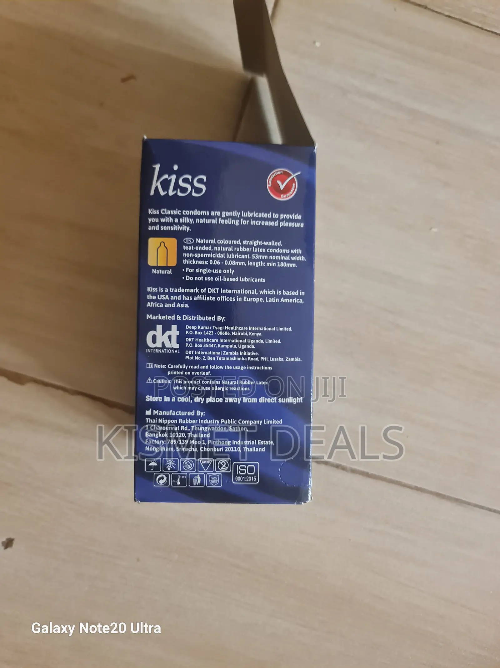 Kiss Ultra Thin Lubricating Condoms - 3pac