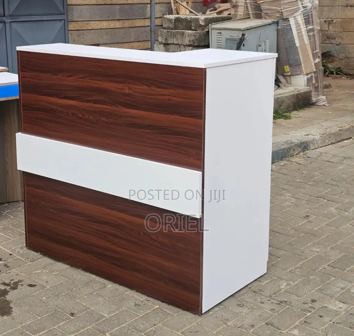 120CM Reception Counter Desk : Modern Counter Desk
