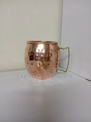 1 PC Hammered Copper Mug