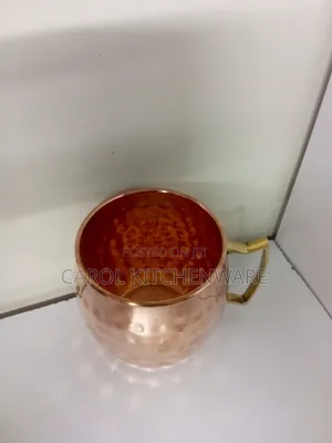 1 PC Hammered Copper Mug