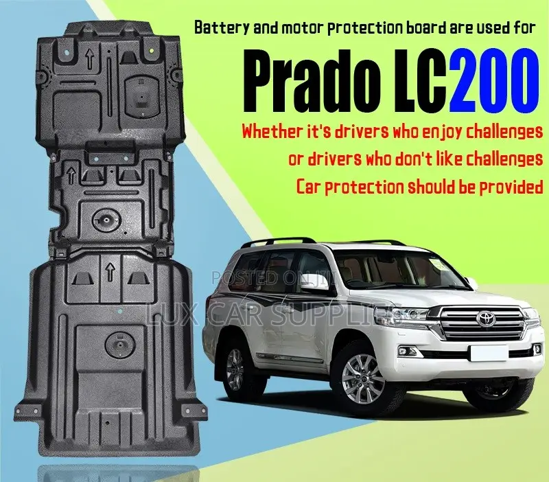Heavy-Duty Steel Sump Guard for Toyota Land Cruiser Prado 200 Series