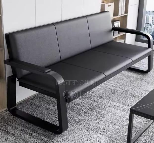5-Seater Office Sofa Set : Office Leather Sofa - thumbnail 4