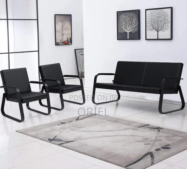 5-Seater Office Sofa Set : Office Leather Sofa - thumbnail 15