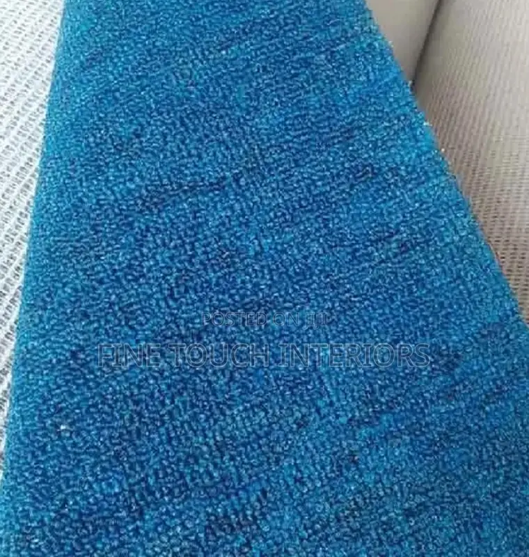 Turquoise Blue Delta Wall to Wall Carpets