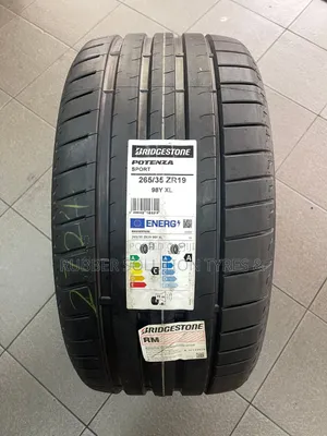 265 /35 R19 Bridgestone Tires 98y Xl Potenza Sport