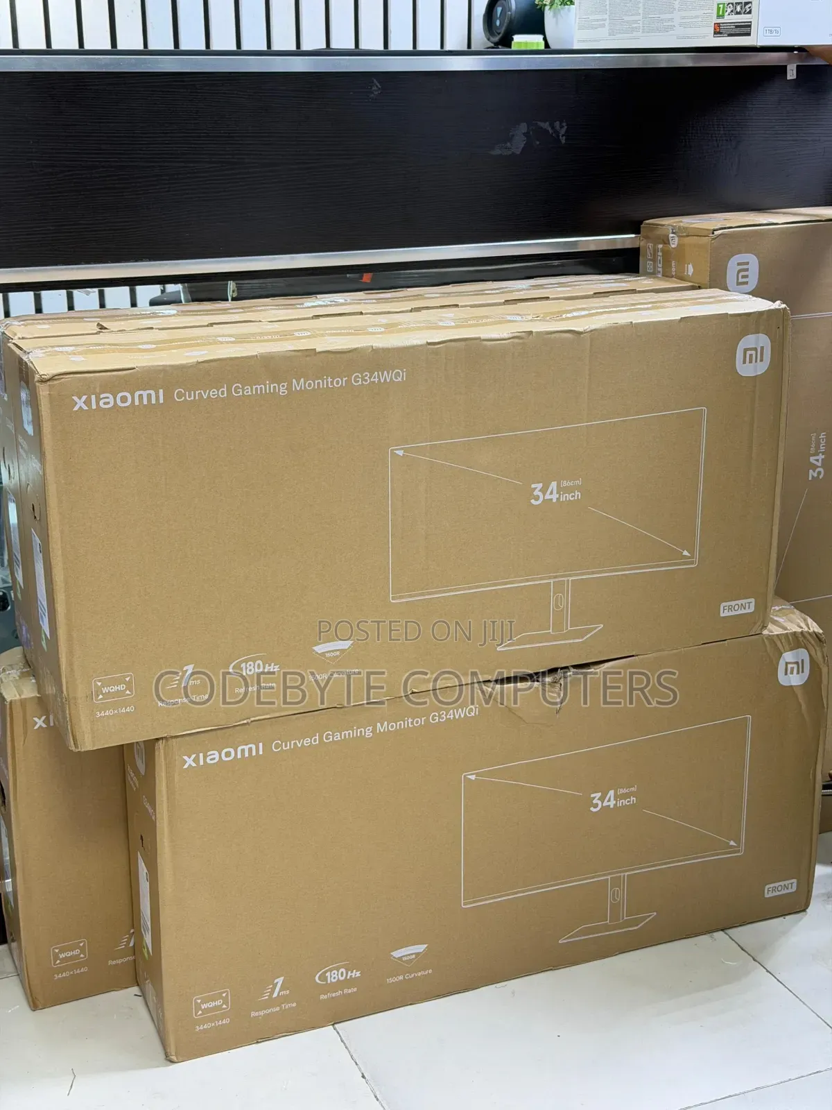 Xiaomi Gaming Monitor G34WQI 34" Curved 3440 X 1440p .