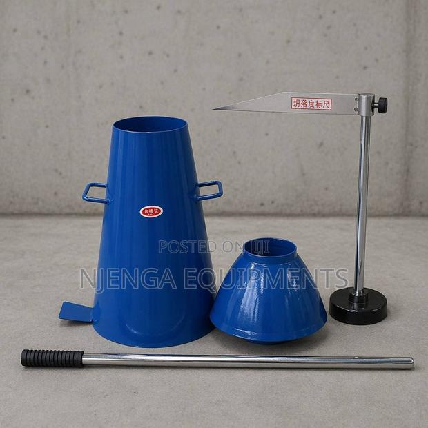 4 Piece Concrete Workability Testing Equipment / Slump Cone - main view