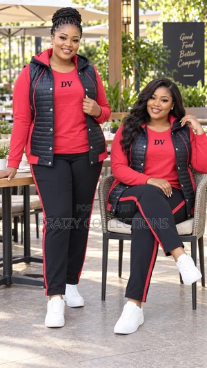 ORIGINAL TURKEY 3-Piece Women TRACKSUIT
 Jacket + Top + Trousers