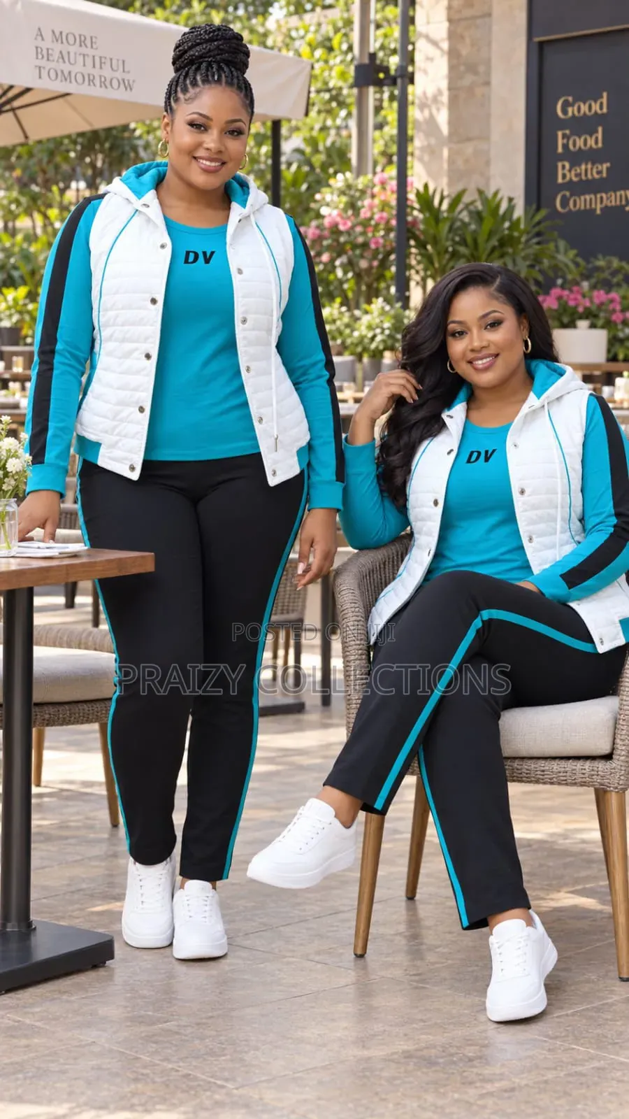 ORIGINAL TURKEY 3-Piece Women TRACKSUIT
 Jacket + Top + Trousers