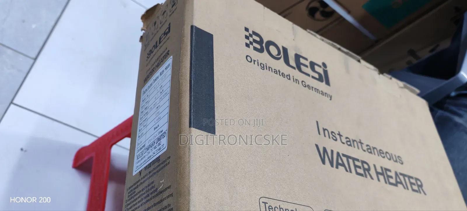 Bolesi Instantaneous Water Heater BLS A7 70ST