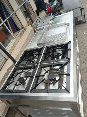 Unit – 4 High-Pressure Burners, Griddle Double Electric Fryer