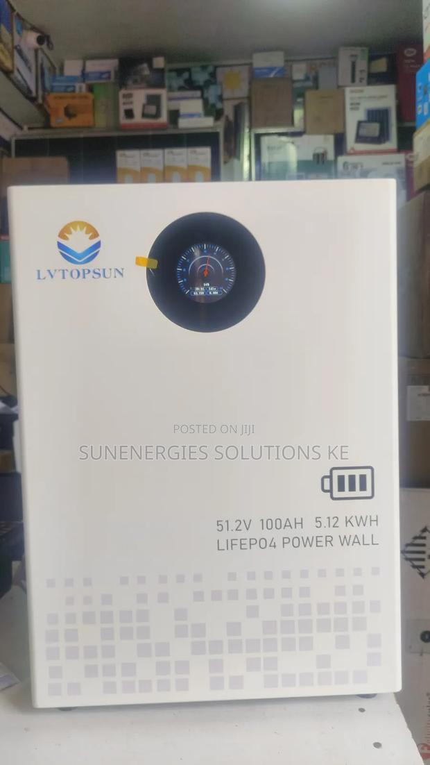 5.12kwh 51.2v 100ah LVTOPSUN LIFEPO4 Lithium Battery