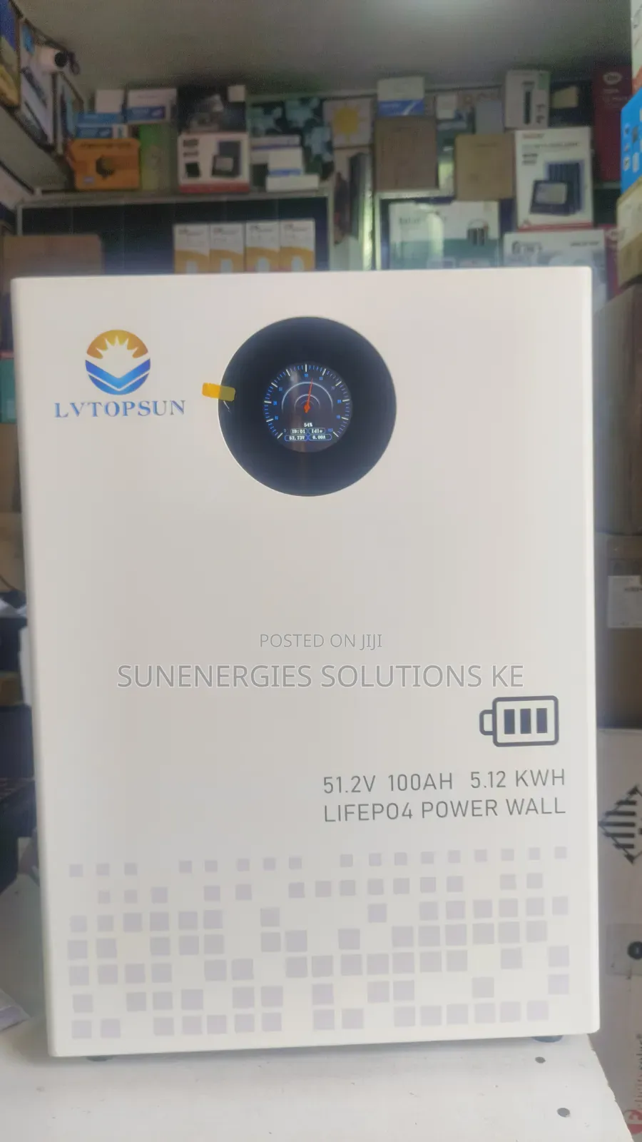 5.12kwh 51.2v 100ah LVTOPSUN LIFEPO4 Lithium Battery