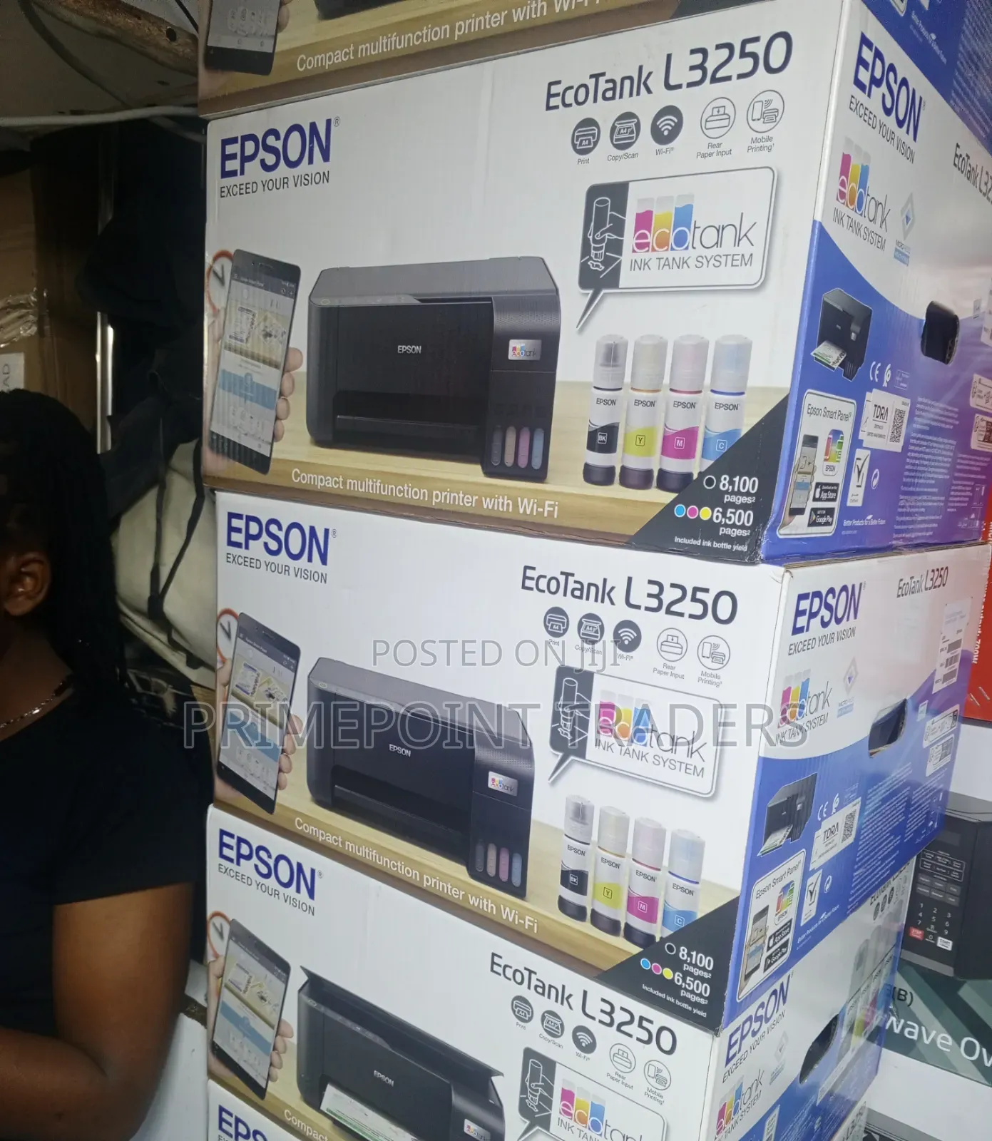 Epson EcoTank L3250 Wireless Print, Scan Copy