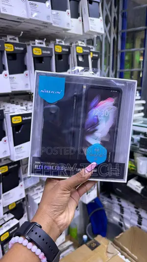 Black Nillkin Flex Pure Fold Case for the Samsung Galaxy Z Fold 5