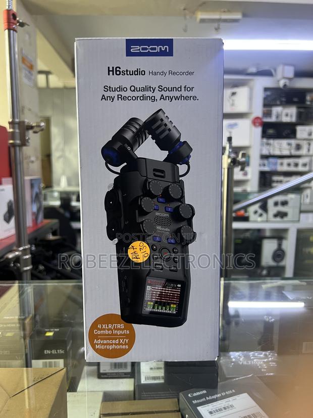 Zoom H6studio 6-Track Handy Recorder With 32-Bit Float Recording